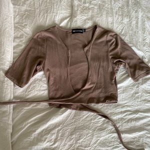 Pretty Little Thing Wrap Top